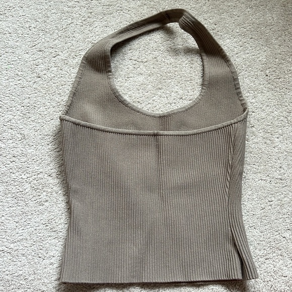 Babaton Sculpt Knit Halter in size medium - Picture 2 of 3